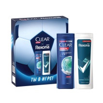 CLEAR+REXONA Подарочный набор  СПОРТ мужской 