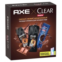 AXE+CLEAR Подарочный набор  DARK Temptation мужской