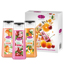 Подар.набор Камэй 2025 "Фруктово-цветочный букет"(г/душ 3 шт *250 мл)