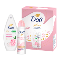 Подар.набор Дав 2025 "Обновление"(део-спрей 150 мл+г/душ 250 