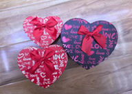 Коробка подарочная Сердце 175*145*75мм/