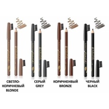 Эвелин карандаш контурный с расческой д/бровей Eyebrow pencil в ас-те 