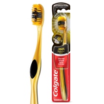 З/щ Колгейт 360 Charcoal Gold (золото) Мягкая б/ск