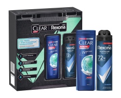 REXONA MEN+CLEAR Подарочный набор БУДЬ УВЕРЕН 