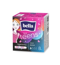 Белла тампоны FOR TEENS 8 в ас-те 