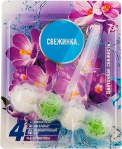 Свежинка Освежитель д/WC подвеска шарики 4 в 1  50гр в ас-те