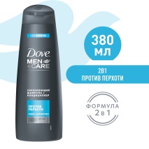 Дав  шампунь мужской 2 в 1  380 мл в ас-те